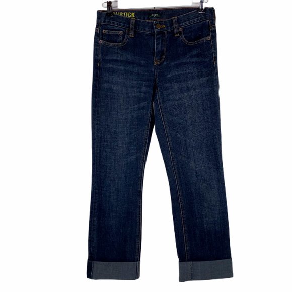 J. Crew Denim - J.Crew Matchstick Dark Blue Slim Straight Jeans 27